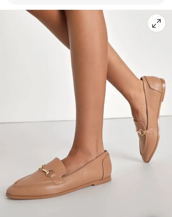Lulus Nude Loafers - Image 2