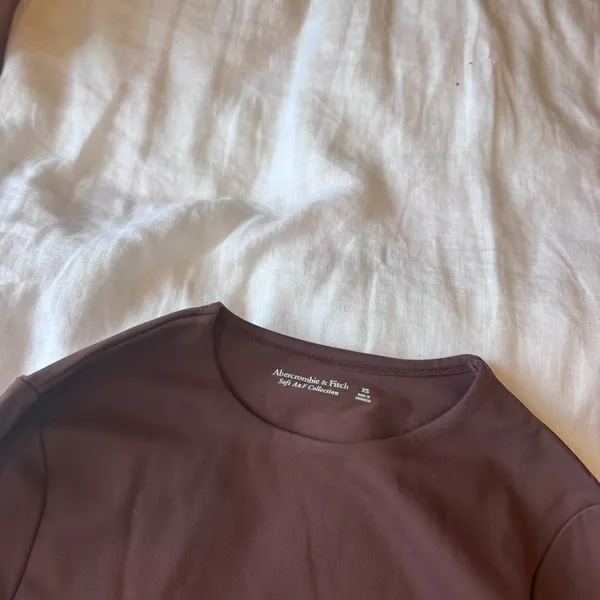Abercrombie Long Sleeve Seamless Fabric Crew Bodysuit - Image 3