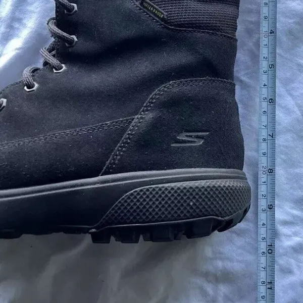 Skechers Black Suede Easy Going Ankle Boots w/ Faux Fur Women’s Size 8 - 15567 - Image 15