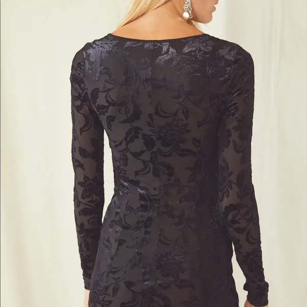 Free People Lotta Love Black Slip Dress - Image 7