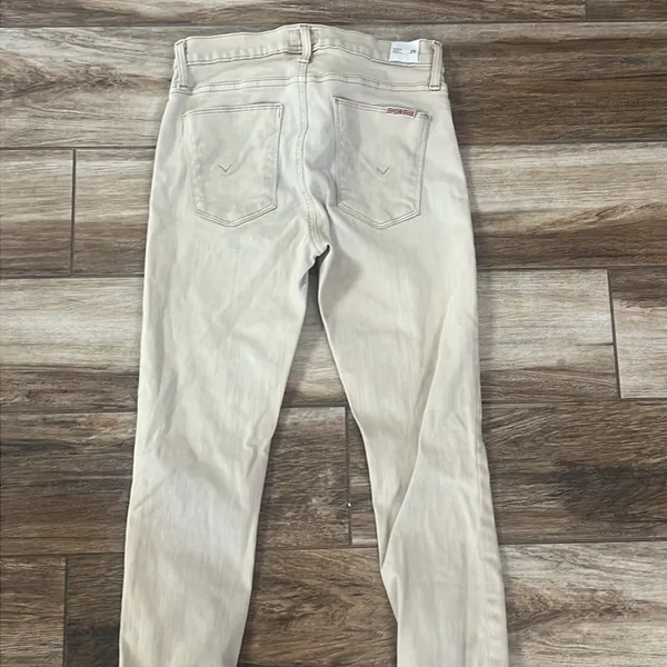 Hudson beige skinny midrise nico jeans - Image 4