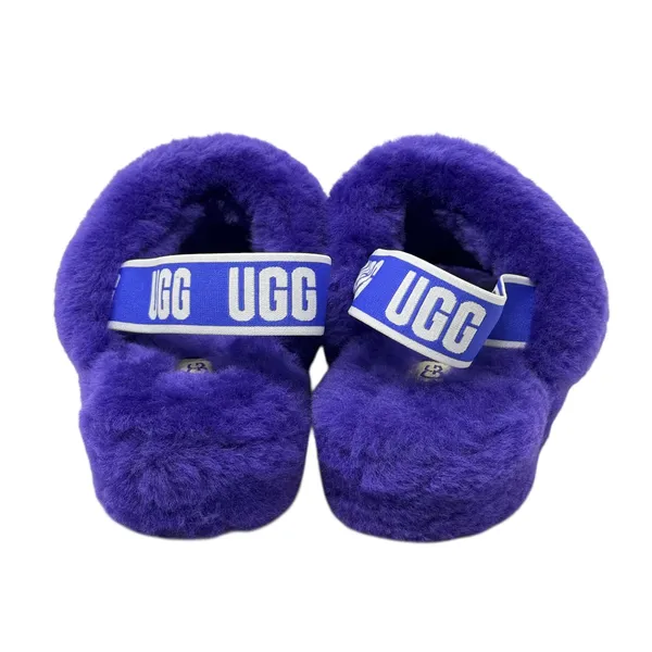 UGG Women’s Fluff Slide with Strap Purple Size 9 - Image 5