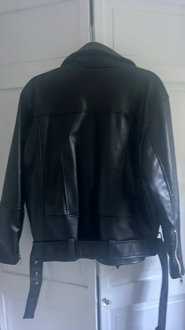 Boohoo Biker Leather Jacket - Image 2