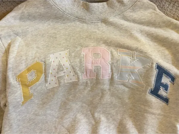 PARKE Patchwork Varsity Mockneck L/XL - Image 2