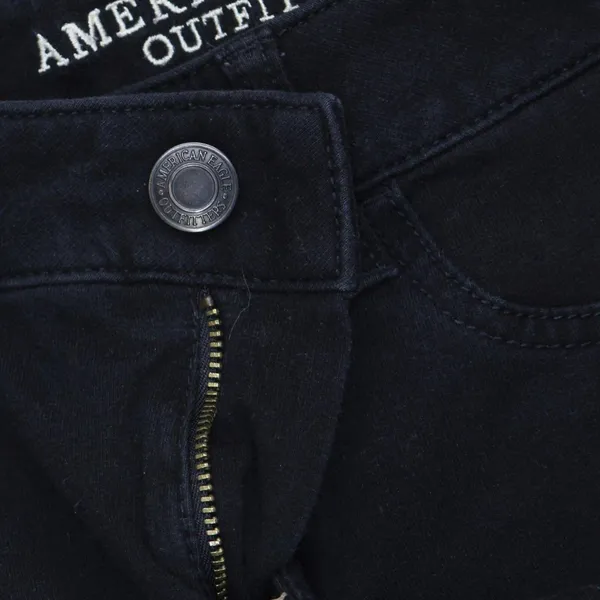 American Eagle Outfitters Denim Stretch Jegging 1678ff69ed1c3c Black 4 Short - Image 6