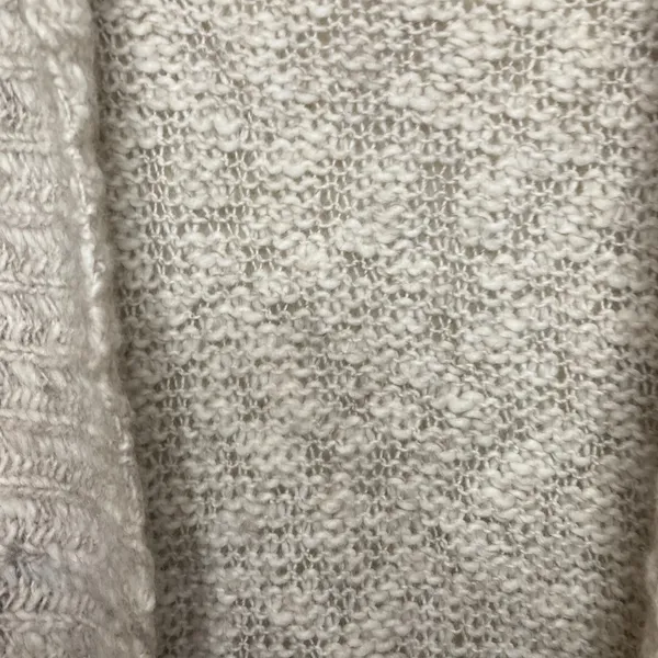 Leuk! by Cleo Cream Knitted Cardigan Size Medium - Image 4