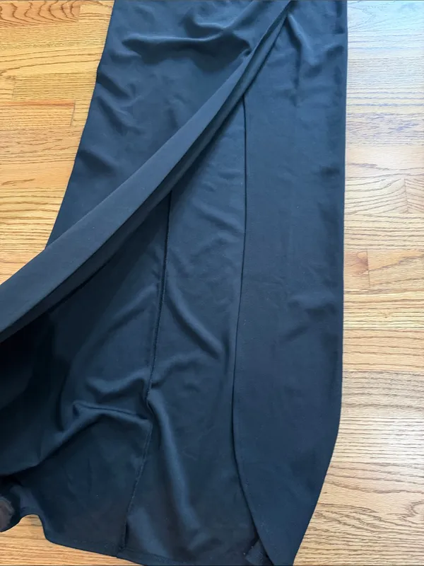 Windsor Black One-Shoulder Evening Dress medium - Image 3
