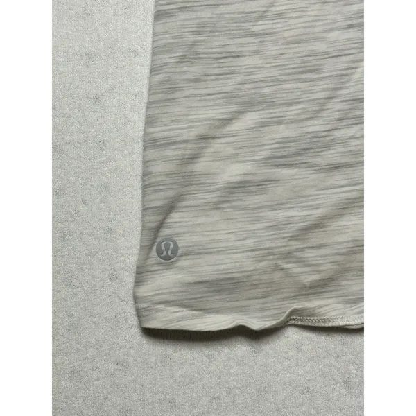 Lululemon Rest Less Long Sleeve Top Gray Cutout Back Women’s Large - Image 3