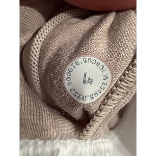 Lululemon Free to Be Bra Wild White Strappy Sports Bra Size 4 LW2540S - Image 5
