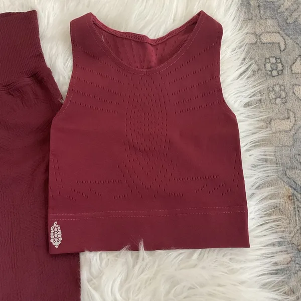Free People SET WINE RED - Image 3