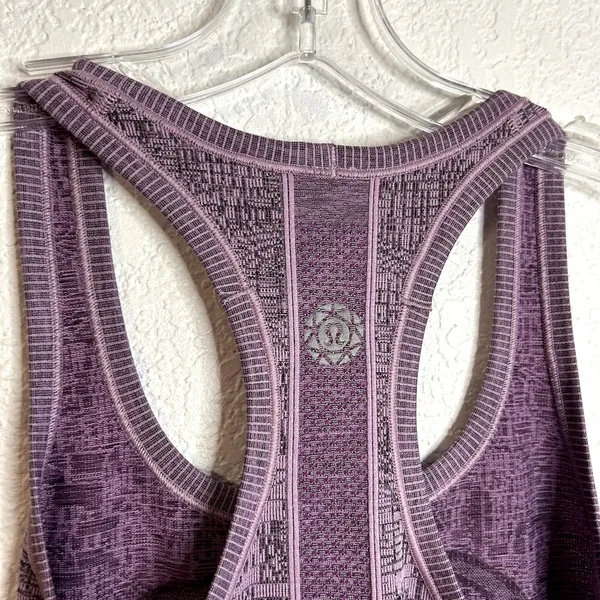 Lululemon Swiftly Racerback 2016 Seawheeze Heathered Lullaby Purple Womens 6 - Image 5