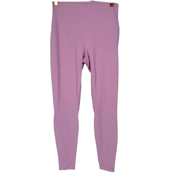 Lululemon Women's Align High Rise Pant 28" Pink Yoga Leggings LW5ECIS Size 8 - Image 5