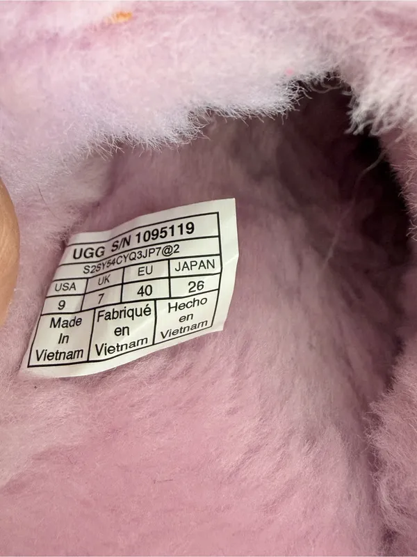 UGG Fluff Yeah Slide Platform Slippers Nightfall Lilac Purple Size 9 EUC - Image 7