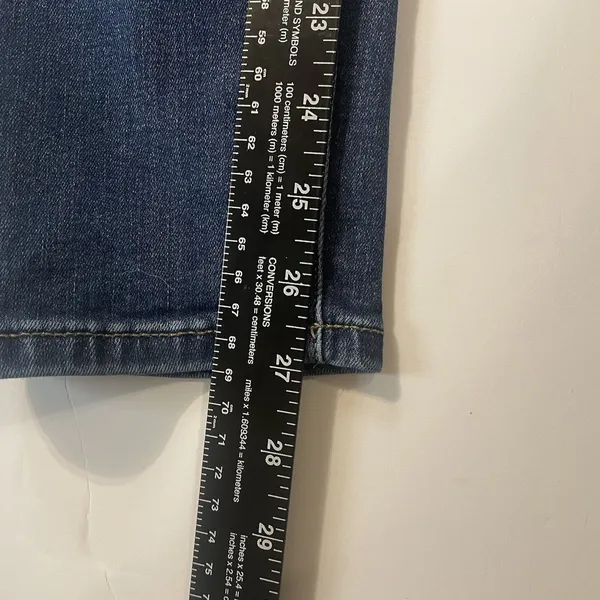 Torrid Feel The Fit Plus Size 18 Blue Mid Rise Medium Wash Distressed Jeggings - Image 6