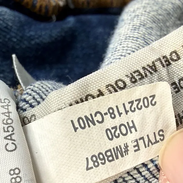 Madewell The Perfect Vintage Jean Mid Rise Blue Wash Denim Women's‎ Size 25 - Image 9