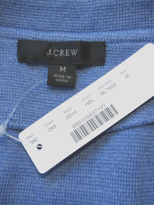 NWT J.Crew Sophie Open-Front Sweater Blazer in Heather Blue Knit Cardigan M $148 - Image 3