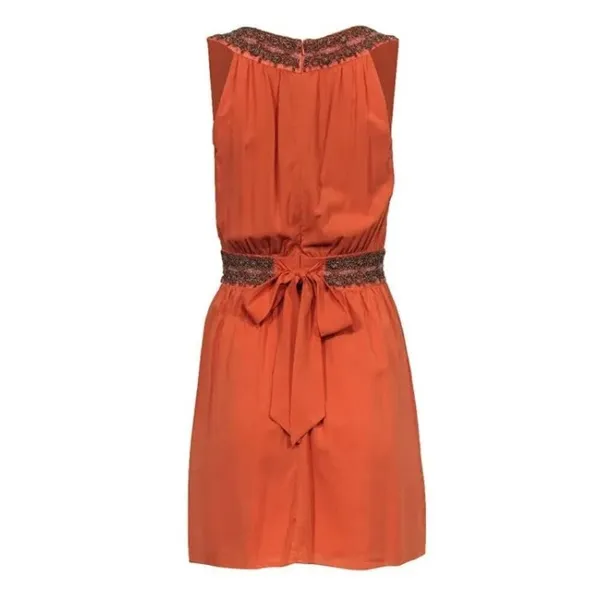 Alice and‎ Olivia Beaded Silk Dress - Image 2