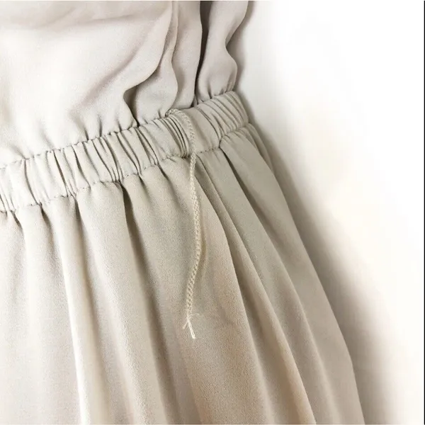 Show Me Your Mumu Audrey Maxi Dress Tan Ruffle Bridesmaid Small Wedding - Image 6