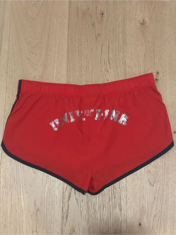 PINK Victoria's Secret Red Athletic Shorts - Image 4