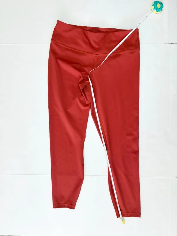 The North Face Elevation 7/8 Leggings - Rust Orange - Size XL - Image 5
