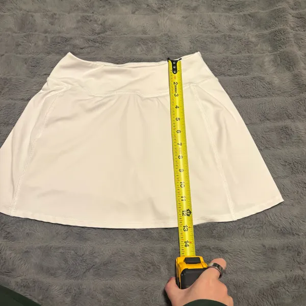 Madewell MWL White Athletic Skort XS Built-In Shorts Active - Image 7