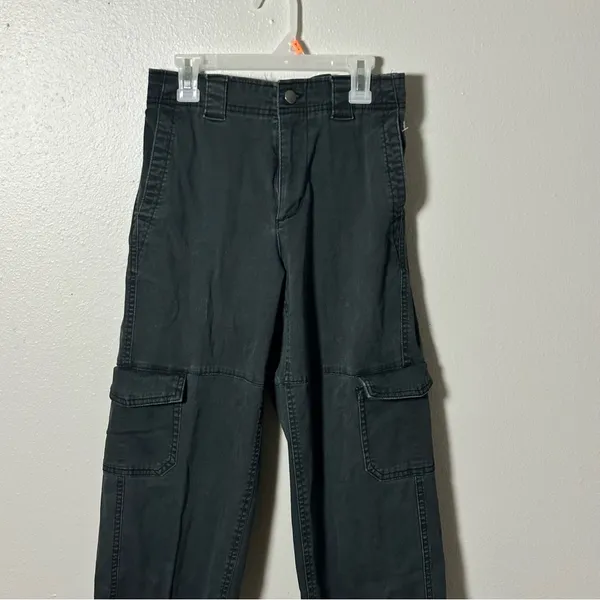 Old Navy Women‎ Gray/Black Baggy Cargo Pants size XS - Image 2