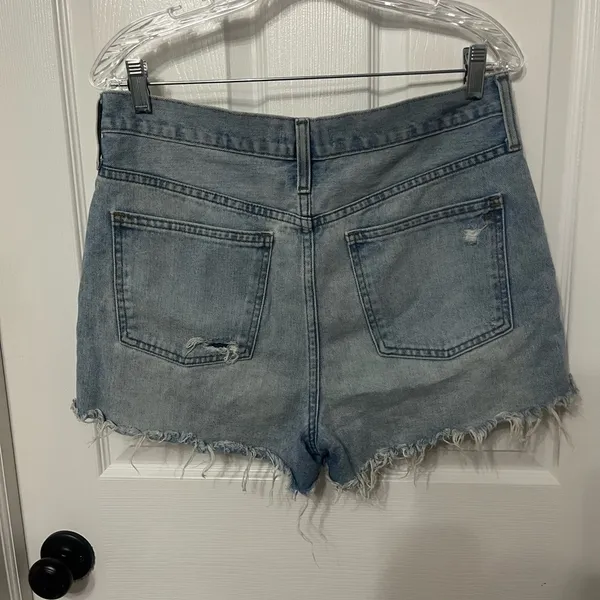 MADEWELL the perfect Jean short‎ distressed size 28 - Image 6