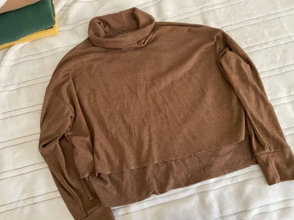 American Eagle Outfitters Cropped Turtleneck - Image 2