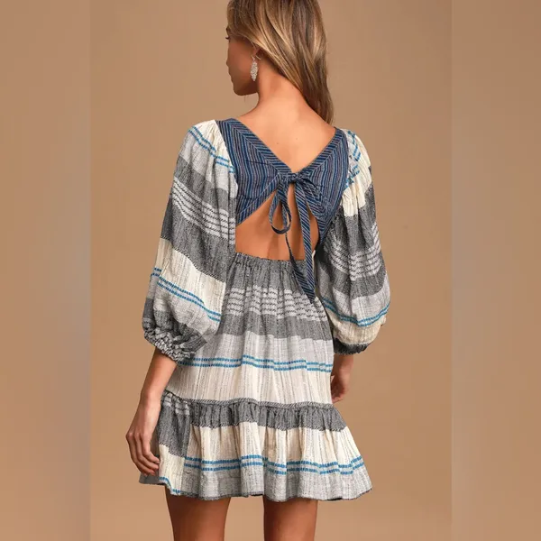Free people All Lined Up Mini Dress - Image 4