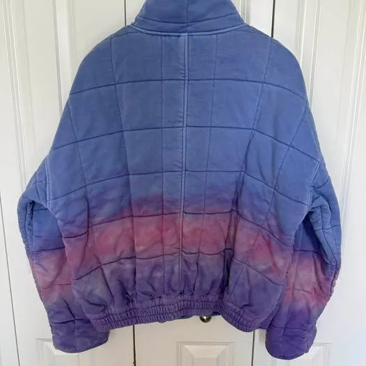 By Together Quilted Ombre Zip-Up Jacket - Size Small - Image 4