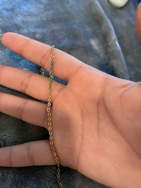 Vintage Delicate Gold Chain Necklace - Minimal Everyday Jewelry - Image 3