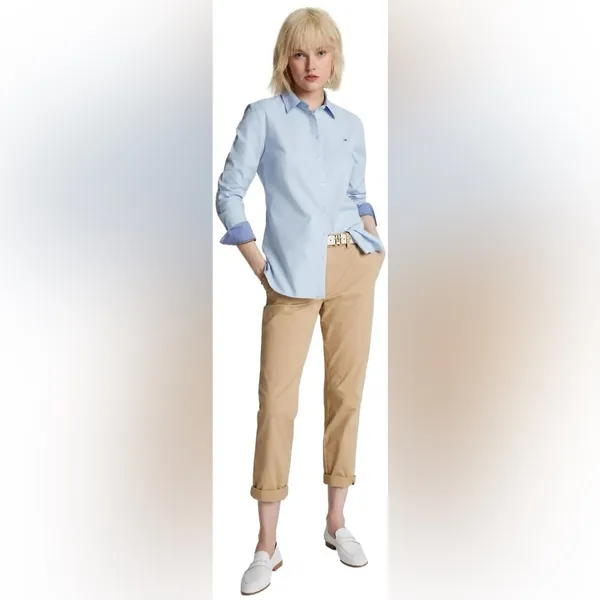 🩵Tommy Hilfiger Womens Classic Button-down-shirts - Image 7
