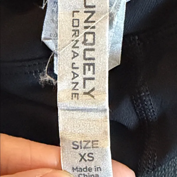 Lorna Jane Black Bootcut/wide/flarw‎ Active Leggings with Subtle Logo XS - Image 5