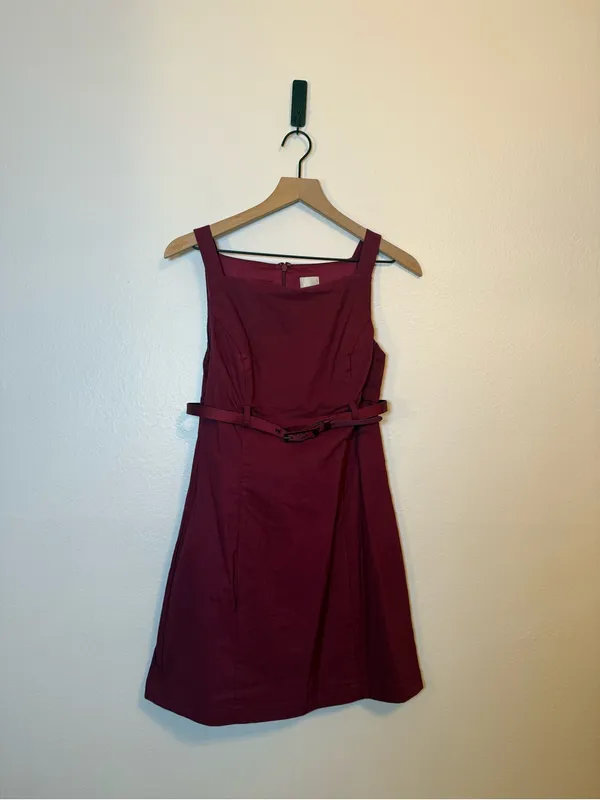 ANTHROPOLOGIE Sleeveless‎ Boat-Neck Mini Dress - Image 2