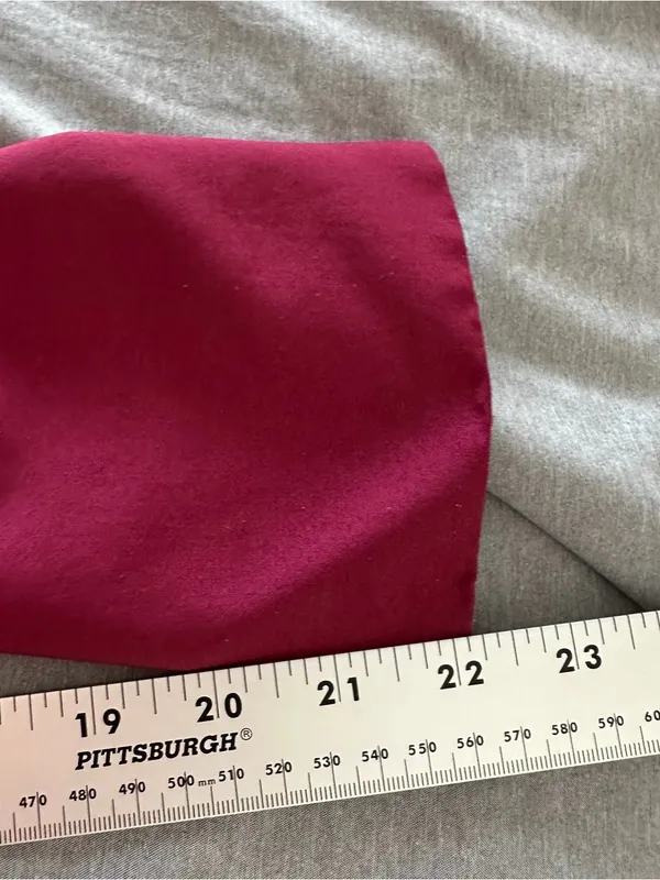 Free People Burgundy Button Front Blouse Women’s Large Puff Sleeve Cuff Top - Image 10