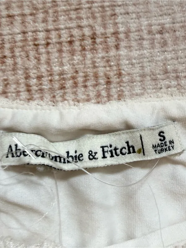 Abercrombie & Fitch Cream Lace Asymmetrical Handkerchief Hem Dress Small NWOT - Image 3