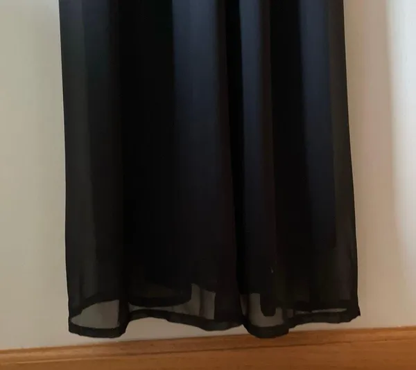Black Lace Maxi Dress Size M - Image 4