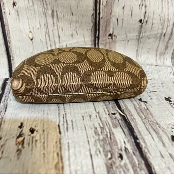 Coach brown classic vintage monogram glasses case - Image 10