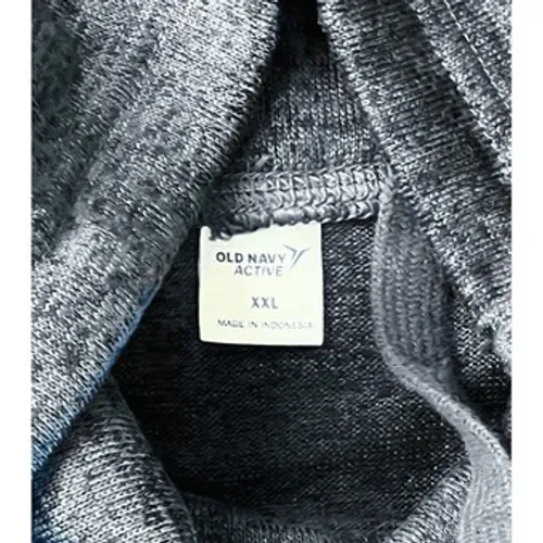 Old Navy Active Athleisure Blue Pullover Tunic Sweatshirt XXL Sweater‎ Knit SALE - Image 5