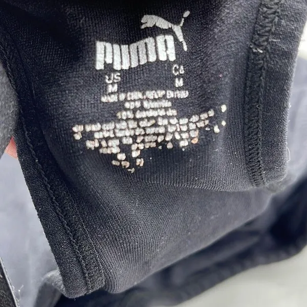 Puma size Medium black sport bra - Image 5