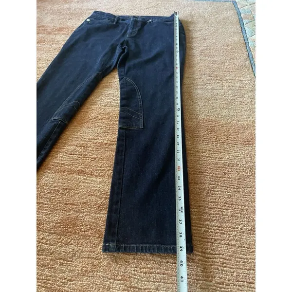 Ralph Lauren Lauren Jeans Co. Premium Women’s Riding-Style Jeans Dark Blue Size 10 - Image 6