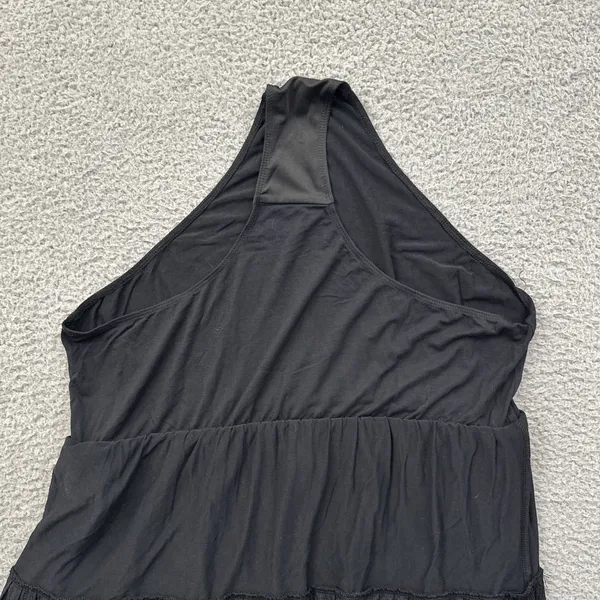 Free People Movement On Deck Skirt Skort Black Mesh Pleated Tennis Women Large - Image 3