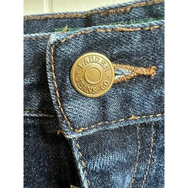 LRL Lauren Jeans CO Ralph Lauren Medium Wash Pencil Skirt Size 12 - Image 3