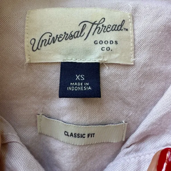 Universal Thread Pink Classic Oxford Button Up Shirt - Image 4