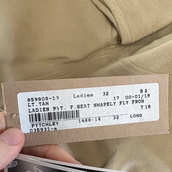 NWT Pytchley Riding Pants Breeches Shapely Fit Full Seat‎ Size 32 Long - Image 5