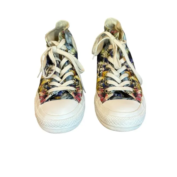 Converse Chuck Taylor All Star Lux Hi Floral Hidden Heel Wedge Womens Size 7 - Image 2