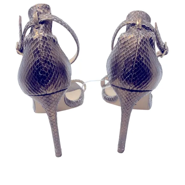 Zara Sandals Gold Snakeskin - Image 7