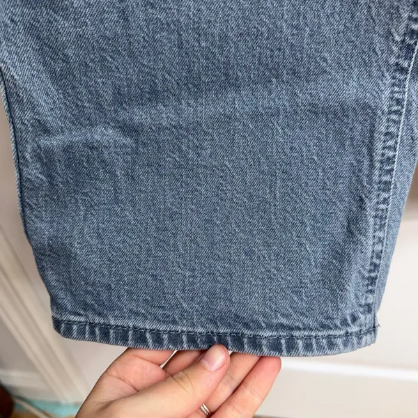 Universal Threads gray blue highest rise straight cotton stretch denim jeans 10 - Image 4