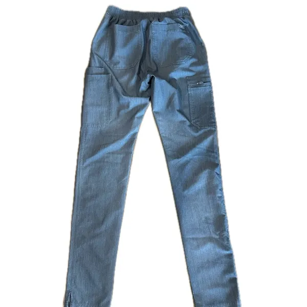 Figs Yola Elastic Waistband Skinny Scrub Pants XXS - Image 4