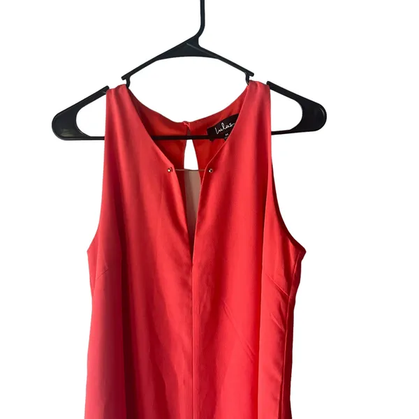 Lulu's Women's Size‎ Medium Pink Coral Near Or Bar Shift Dress - Image 6